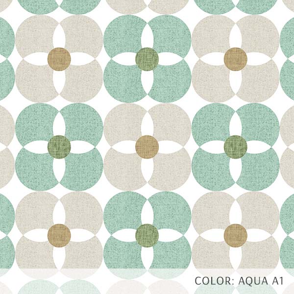 Rounded Flower Check Pattern P6