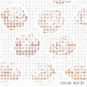 Plaid Rose Pattern P1939