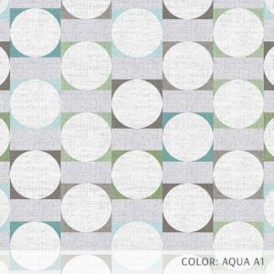 Punch Color Cards Seamless Pattern P1951 in Aqua