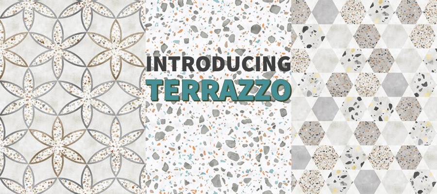 |Granite Terrazzo Pattern P1705 in|Granite Terrazzo Pattern P1705 on Flooring|Terrazzo Diamond Pattern P1708