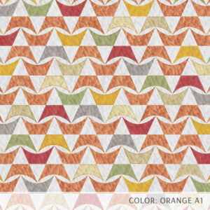 Sampler Quilt Pattern P2126 in Orange