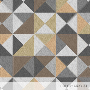 Triangle Quilt Pattern P2128 in Gray - Licensable Designs