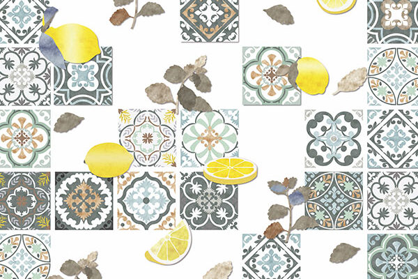 Seamless Textures for Mapping and Rendering - P1626 Mediterranean Lemons