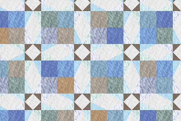 Seamless Textures for Mapping and Rendering - P2127 Block Quilt