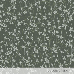 Foil Clover Seamless Pattern P2206 in Green