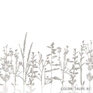 Silhouette Plants Seamless Pattern P2216 in Taupe
