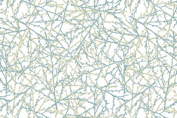 Glitter Branches Seamless Pattern P2258 in Aqua