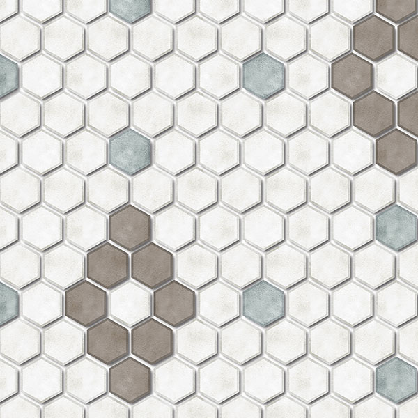 Hexagon Diamond Tile P2234a1 Aqua Mapping