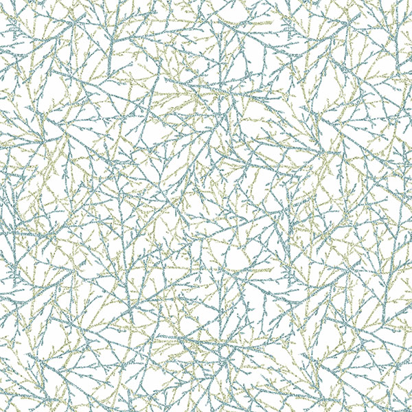 Glitter Branches P2258a1 Aqua Mapping