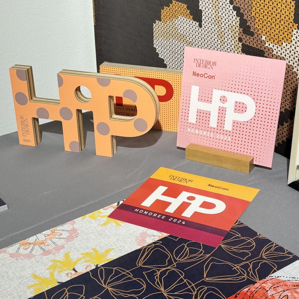 Design Pools collection of HiP Award prizes.