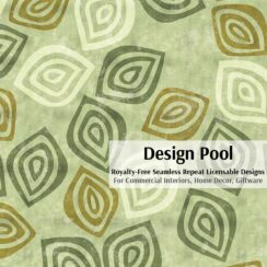 DesignPool_P1038a3_Stylized Tossed Leaves_Green