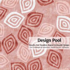 DesignPool_P1038a4_Stylized Tossed Leaves_Pink