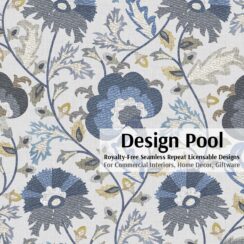 DesignPool_P1200a1_Botanical Garden_Blue