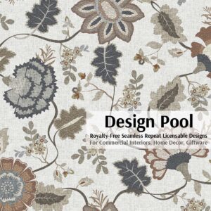 DesignPool_P1201a1_Floral Tapestry_Brown