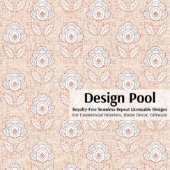 DesignPool_P1229a3_Pinpoint Floral_Orange