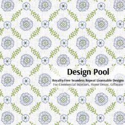 DesignPool_P1230a4_Indure Floral_Green