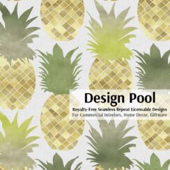 DesignPool_P1319b1_Pineapple Diamond_Yellow