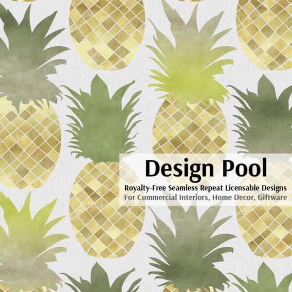 DesignPool_P1319b1_Pineapple Diamond_Yellow
