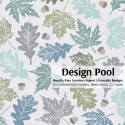 DesignPool_P1367b2_Block Print Leaves_Aqua