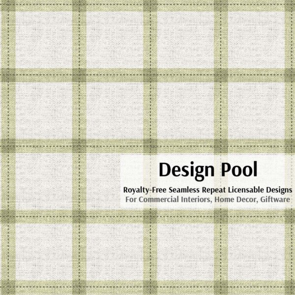 DesignPool_P1442a1_Linen Plaid_Green