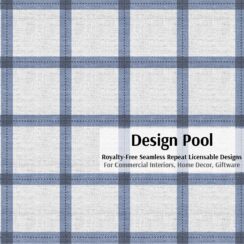 DesignPool_P1442a4_Linen Plaid_Blue