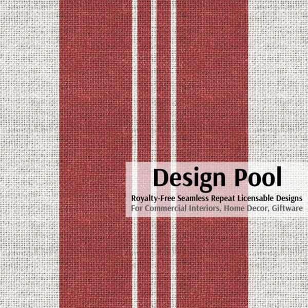 DesignPool_P1445a1_Linen Stripe_Red