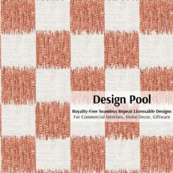 DesignPool_P1471a4_Ikat Check_Coral