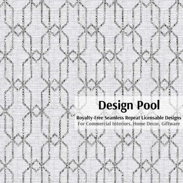 DesignPool_P1491a1_Polygon Lattice_Gray