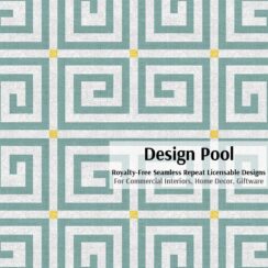 DesignPool_P1501b1_Greek Key Flow_Aqua