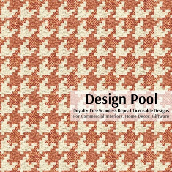 DesignPool_P1653a1_Textured Houndstooth_Orange