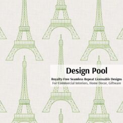 DesignPool_P1695a4_Eiffel Tower_Green