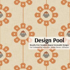 DesignPool_P18a1_Bird in a Circle_Orange