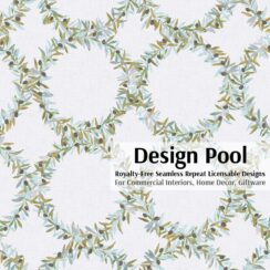 DesignPool_P1934a1_Tuscan Wreath_Aqua