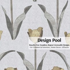 DesignPool_P2053a1_Dutch Tulips_Brown