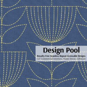 DesignPool_P2055a1_Utrecht Tulips_Blue