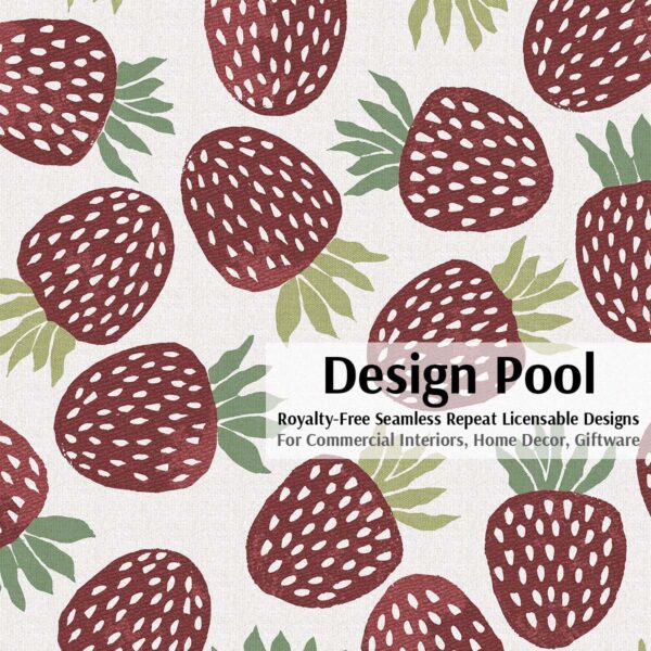 DesignPool_P2100a1_Strawberries_Red
