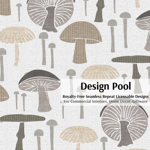 DesignPool_P2105a1_Mushrooms_Brown