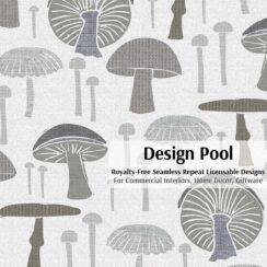 DesignPool_P2105a2_Mushrooms_Gray