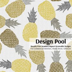 DesignPool_P2109a1_Pineapples_Yellow