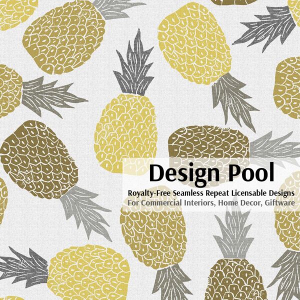 DesignPool_P2109a1_Pineapples_Yellow