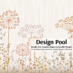 DesignPool_P2114a2_Dandelions and Sprigs_Orange