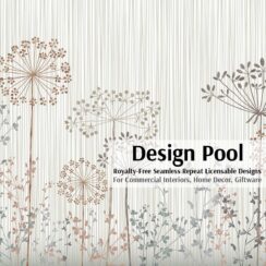 DesignPool_P2114a3_Dandelions and Sprigs_Brown