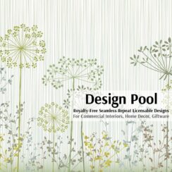 DesignPool_P2114a4_Dandelions and Sprigs_Green