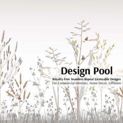 DesignPool_P2118a4_Butterfly Garden_Gray