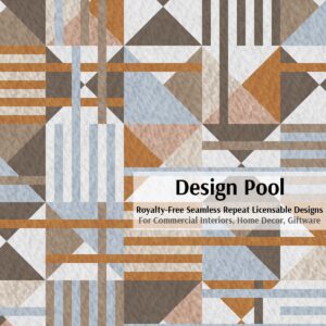 DesignPool_P2129a1_Triangle Stripe Quilt_Brown