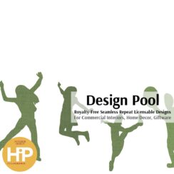 DesignPool_P2227a3_Playful Silhouette Ombre_Green