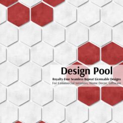 DesignPool_P2229a4_Hexagon Flower Tile_Red