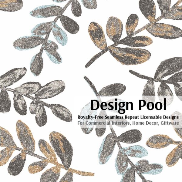 DesignPool_P2251a1_Sparkle Leaves_Brown