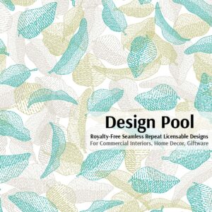 DesignPool_P2300a1_Cross-Hatch-Leaves_Aqua