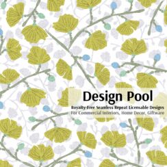 DesignPool_P239a2_Ginkgo Flowers_Green